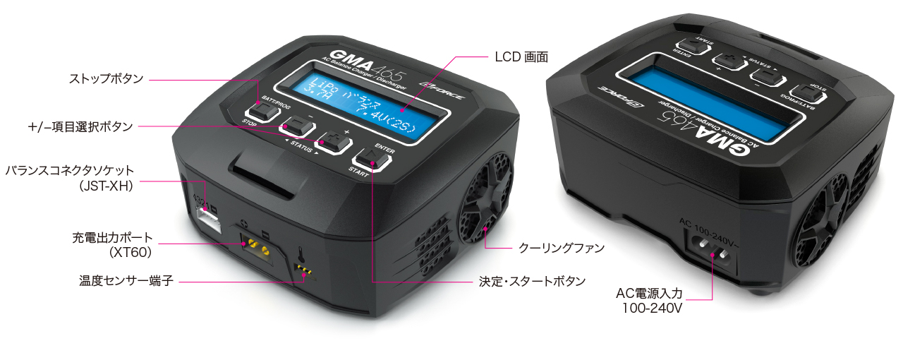 GMA465 AC Charger | G-FORCE | 株式会社ジーフォース