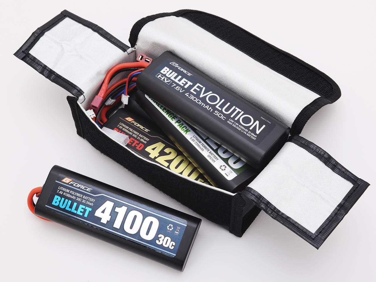 ジーフォース BULLET-D リポバッテリー　4200mAh 2本セット