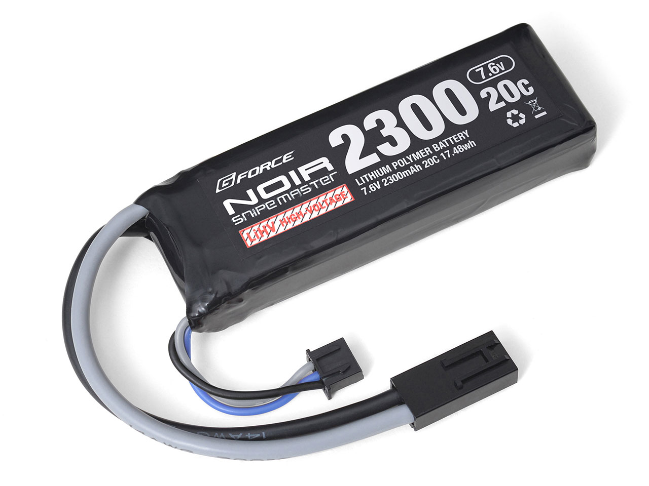 6周年記念イベントが G-FORCE ジーフォース Noir Snipe Master LiHV 7.6V 1350mAh 20C ストックイン  スティックタイプ GFG953